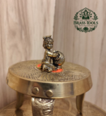 Miniature Brass Krishna Statue 1.1 Inch