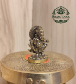 Miniature Brass Ganesh Murti 1.3 Inch