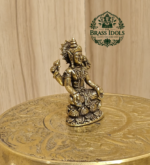 Miniature Brass Lakshmi Idol 1.4 Inch