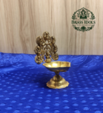 Premium Brass Astalakshmi Diya 4.8 Inch