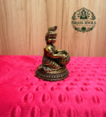Premium Brass Bal Krishna Statue with Matka 3 Inch