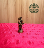 Miniature Brass Standing Ganesha Statue 1.5 Inch