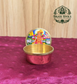 Brass Kumkum Pot Andal 2 Inch