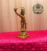 Brass Idol Madurai Veeran 5.6 Inch