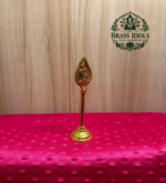 Brass Murugan Vel Stand 4.8 Inch
