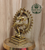 Premium Brass Nataraja Lord Shiva Statue 5.8 Inch