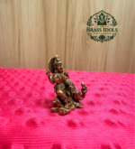 Miniature Brass Gajalakshmi Idol 1.3 Inch
