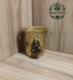 Premium Brass Tirupati Balaji Pooja Glass 3 Inch