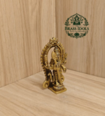 Brass Thiruvachi Murugan Statue 4 Inch