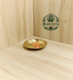Brass Mini Pooja Plate 3.8 Inch