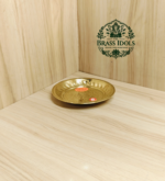 Brass Mini Pooja Plate 5.1 Inch