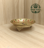 Brass Peacock Pin Tray 5.2 Inch