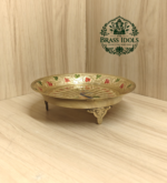 Brass Peacock Pin Tray 6.2 Inch