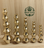 Brass Kubera Kudam Set of 5 Size 4