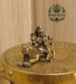Miniature Brass Durga Devi Statue 1 Inch