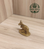 Brass Cow and Calf Idol 1.6 Inch