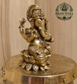 Premium Brass Vinayagar Statue 2.6 Inch
