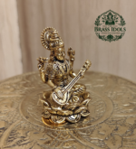 Panchaloha Saraswati Idol 1.2 Inch