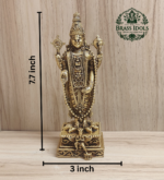 Premium Brass Tirupati Balaji Idol 7.7 Inch