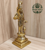 Brass Karuppasamy Statue 6 Inch