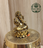 Premium Brass Ganesha Statue 2 inch