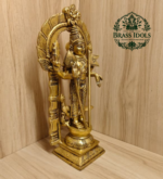 Brass Thiruvachi Murugan Statue 11.5 Inch