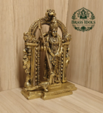 Brass Lord Murugan Statue 8.2 Inch
