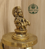 Brass Ayyappan Swami Statue 2.5 Inch