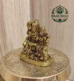 Brass Shiva Family Idol 1.6 Inch