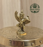 Miniature Brass Garuda Statue 1.5 Inch