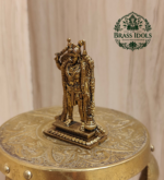 Premium Brass Karuppasamy Statue 1.9 Inch