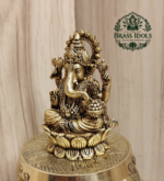 Premium Brass Lord Ganesh Idol 3 Inch