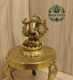 Brass Ganesha Statue 2.8 Inch