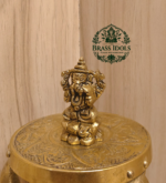 Brass Ganesha Statue 1.7 Inch