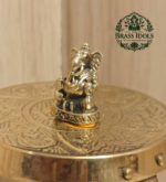 Miniature Brass Ganesha Idol 1.1 Inch