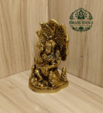 Brass Dakshinamurthy Statue 4.5 Inch