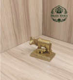 Brass Cow and Calf Idol 1.5 Inch