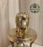 Premium Brass Elephant Statue 2.5 Inch