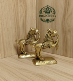 Brass Yali Set of 2 4.2 Inch