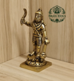 Brass Karuppasamy Statue 5.5 Inch
