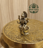 Miniature Brass Lakshmi Statue 1 Inch