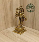 Brass Ardhanarishvara Statue 5 Inch