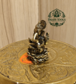 Miniature Brass Ganesh Idol 1.2 Inch