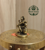 Miniature Brass Saraswati Statue 1.2 Inch