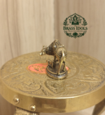 Miniature Brass Cow and Calf Statue 1 Inch