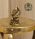 Miniature Brass Ganesh Idol 1.2 Inch