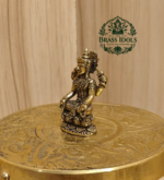 Miniature Brass Lakshmi Idol 1.4 Inch