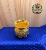 Brass Ashtalakshmi Kalash 4.5 Inch