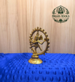 Brass Natraj Statue 4.7 Inch