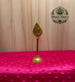 Brass Murugan Vel Stand 4.8 Inch